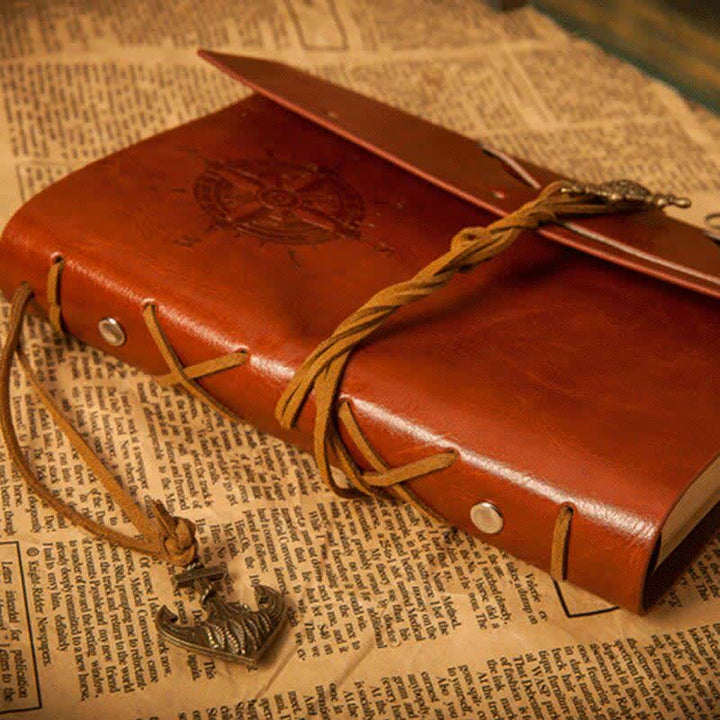 Journal avec couverture en cuir vintage Olivenorma - image 4