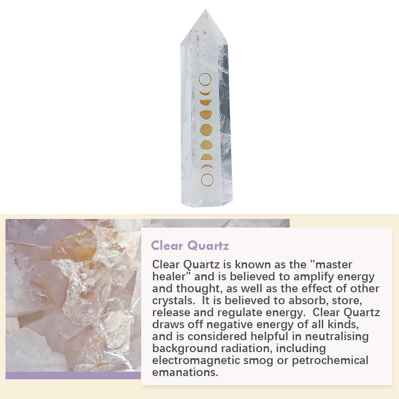Colonne en cristal naturel Olivenorma Tour de baguettes en cristal 