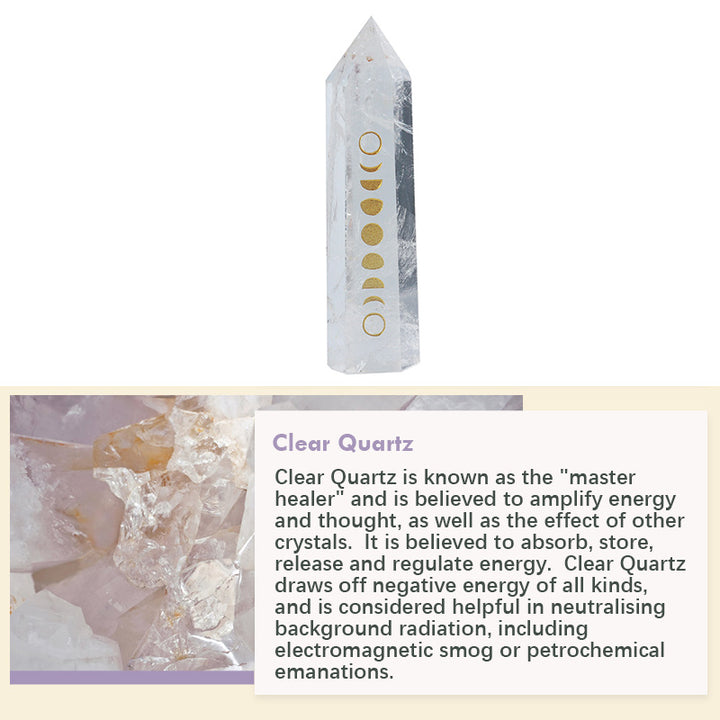 Colonne en cristal naturel Olivenorma Tour de baguettes en cristal 