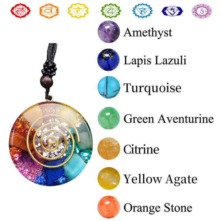 Collier de guérison des chakras