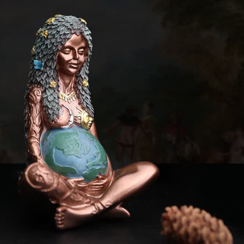 Statue décorative d'art de la Terre Mère Olivenorma