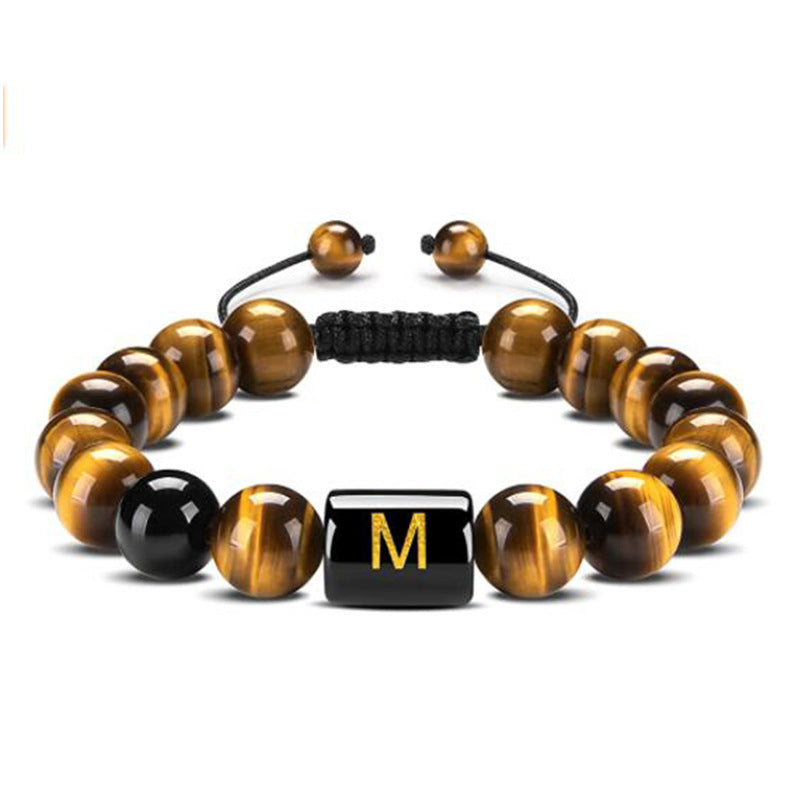 Bracelet de protection lettre œil de tigre - Œil de tigre - M - image 16