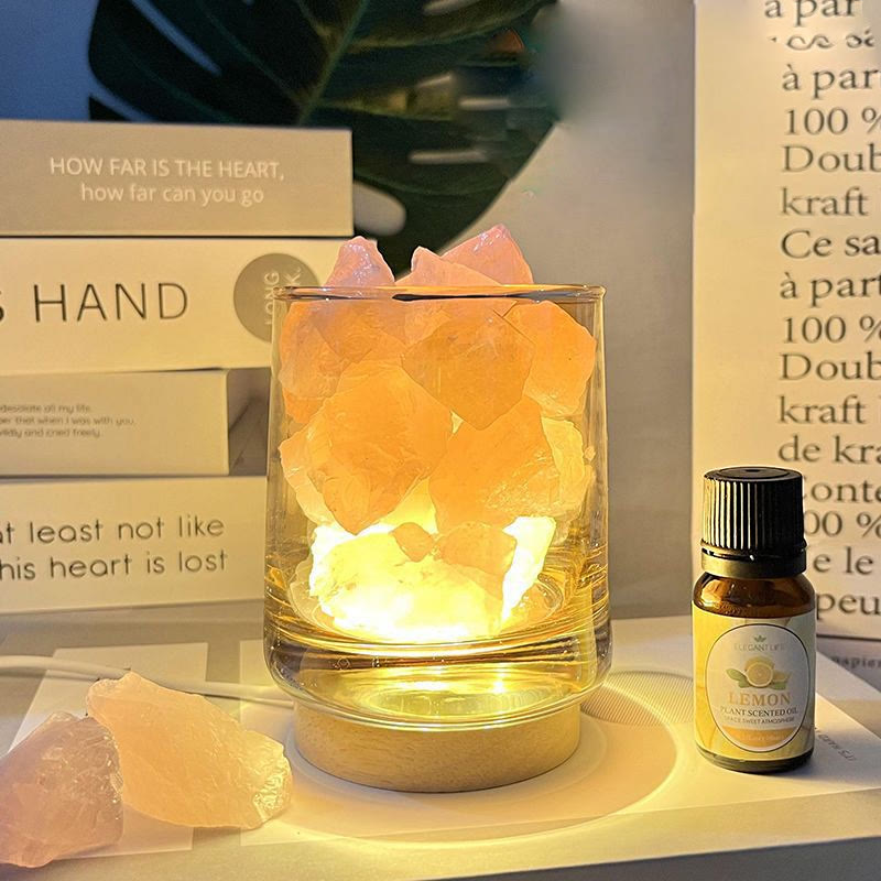 Coffret cadeau diffuseur sans flamme Olivenorma Lampe d'aromathérapie en cristal 