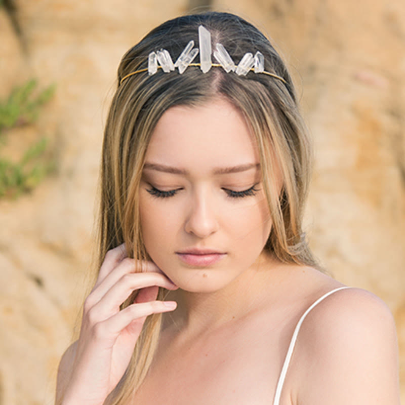 Bandeau transparent de luxe princesse reine concours pour couronnes de cristal d