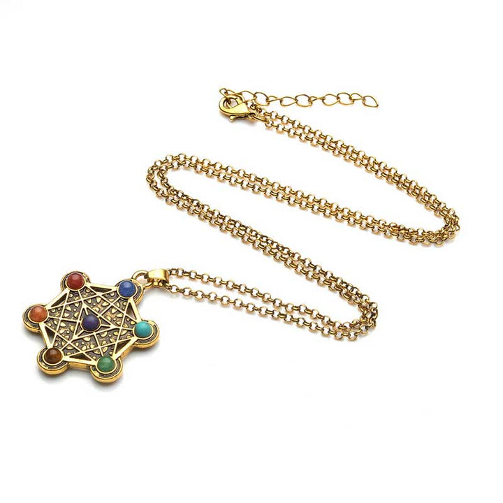 Collier Orgonite Chakra Olivenorma 