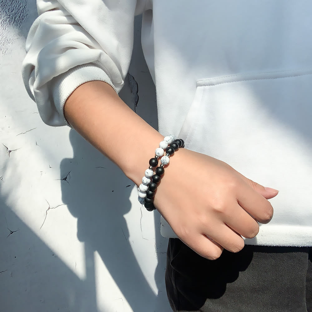 Ensemble de 2 bracelets magnétiques Olivenorma pour couple 