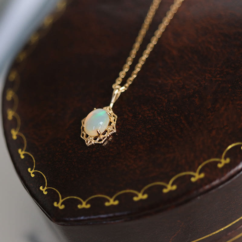 Collier ajustable en argent sterling avec dentelle de style vintage Olivenorma 