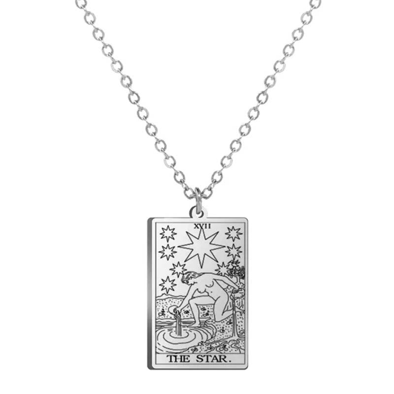 Colliers de tarot en acier inoxydable Olivenorma