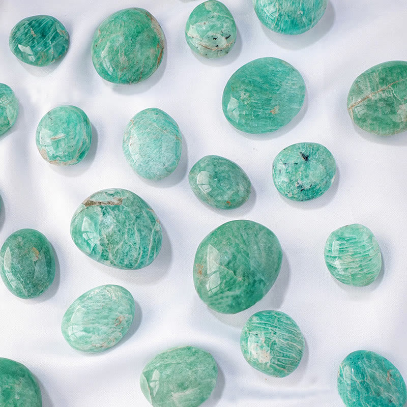 Pierre naturelle polie Amazonite Olivenorma
