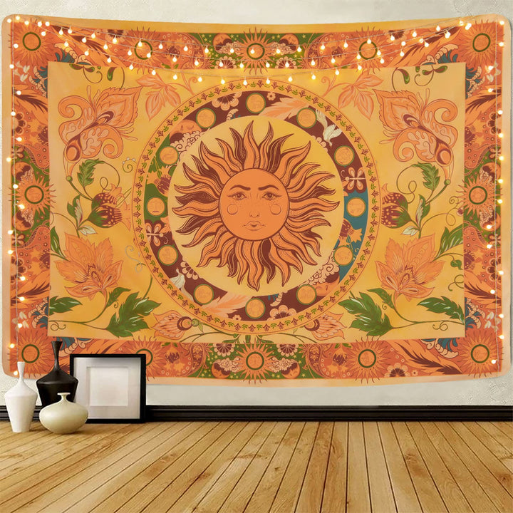 Tapisserie florale Olivenorma Burning Sun Flower Vines