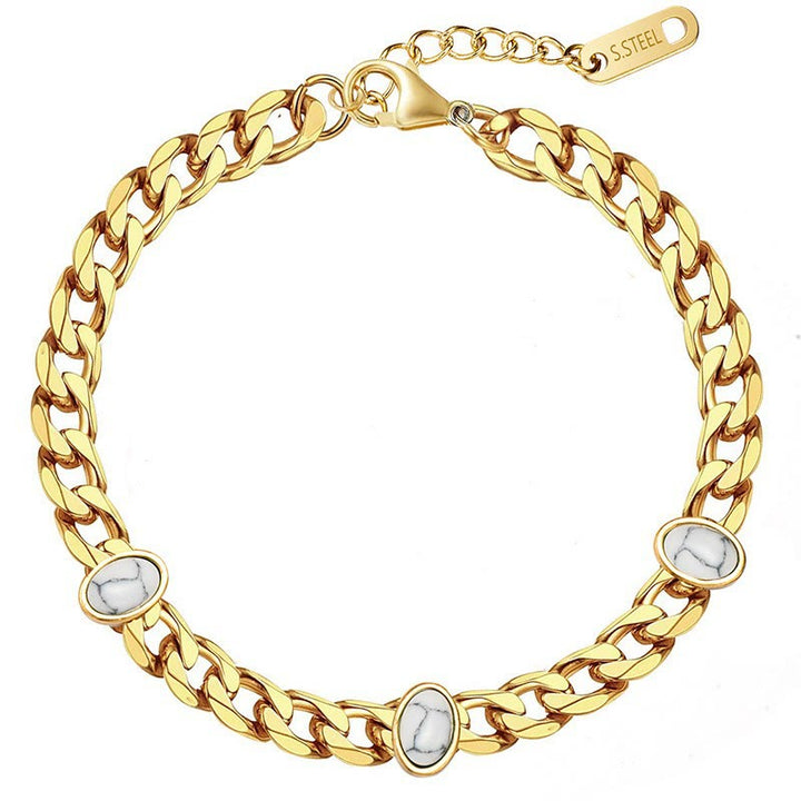 Ensemble de bracelets empilables en forme d'étoiles en turquoise naturelle Olivenorma