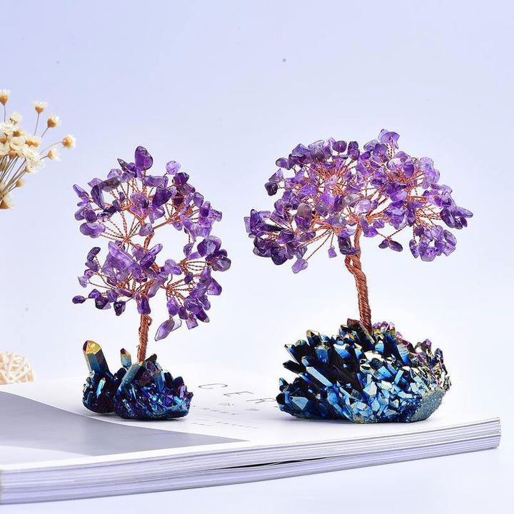 Olivenorma Améthyste Orgone Méditation Feng Shui Arbre de Purification