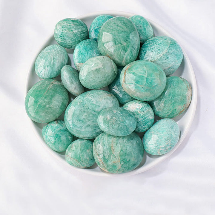 Pierre naturelle polie Amazonite Olivenorma