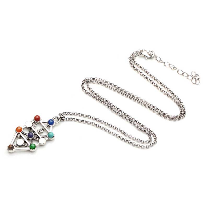 Collier Orgonite Chakra Olivenorma 