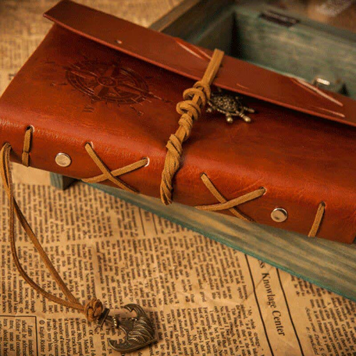 Journal avec couverture en cuir vintage Olivenorma - image 5