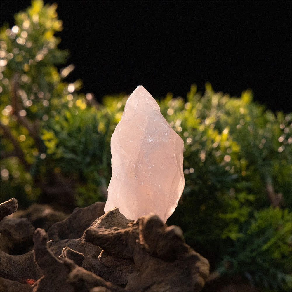 Diffuseur d'arômes en quartz rose Olivenorma en cristal de pierre naturelle