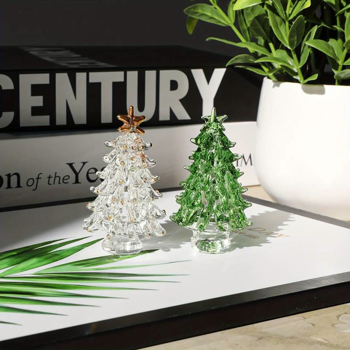 Décoration de Noël en cristal et pierres précieuses pour la maison 