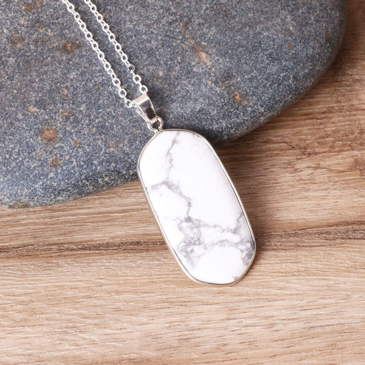 Collier en pierre de cristal naturel Olivenorma