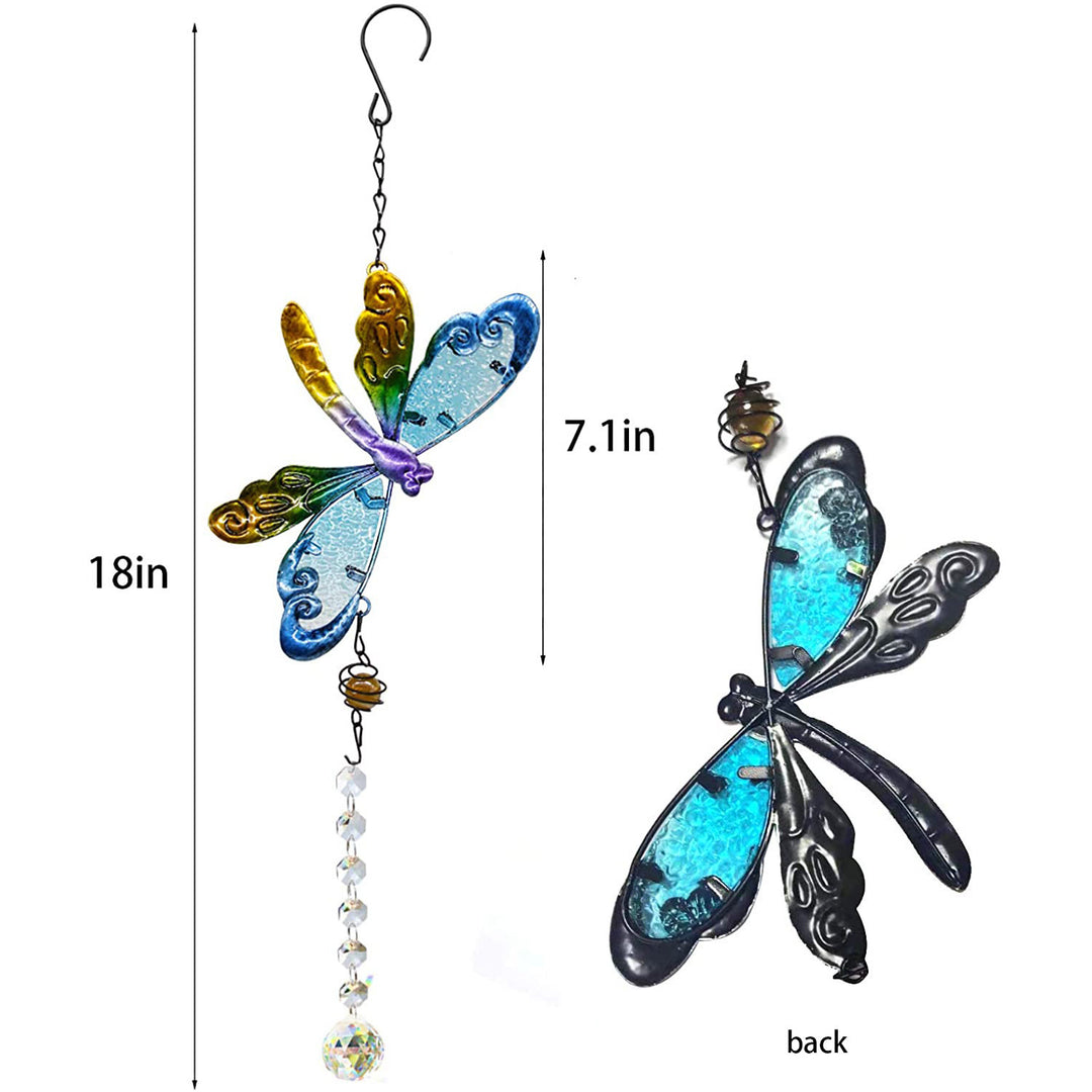 Carillon à vent Olivenorma Angel Aura Quartz Papillon Libellule