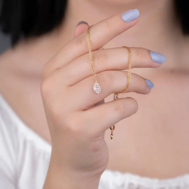 Collier de pierres de naissance en forme de larme Olivenorma Tears Of Joy 1-8