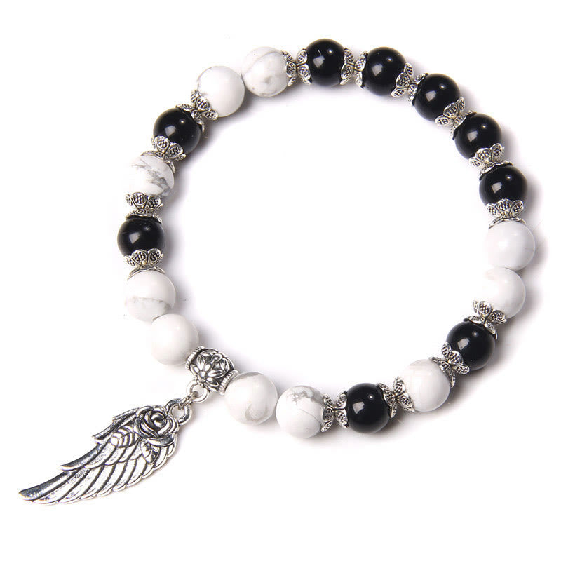 Olivenorma « Peace Energy » – Bracelet Aile en Cristal d'Agate Couleurs 