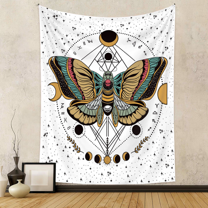 Tapisserie Papillon Papillon Olivenorma Noir Blanc