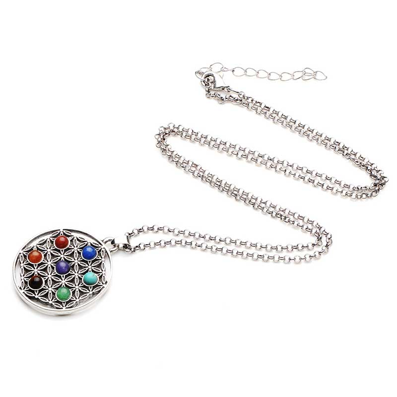 Collier Orgonite Chakra Olivenorma 