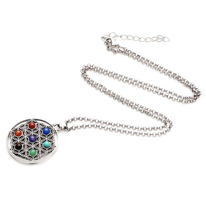 Collier Orgonite Chakra Olivenorma 