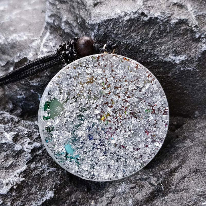 Collier Orgonite Chakra Olivenorma 