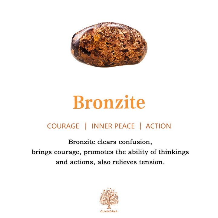 Attrape-rêves Olivenorma Bronzite Noir Onyx Marron