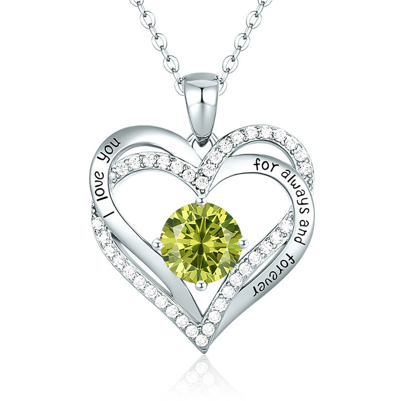Olivenorma « Je t'aimerai toujours » – Collier cœur pierre de naissance Amour éternel - image 20