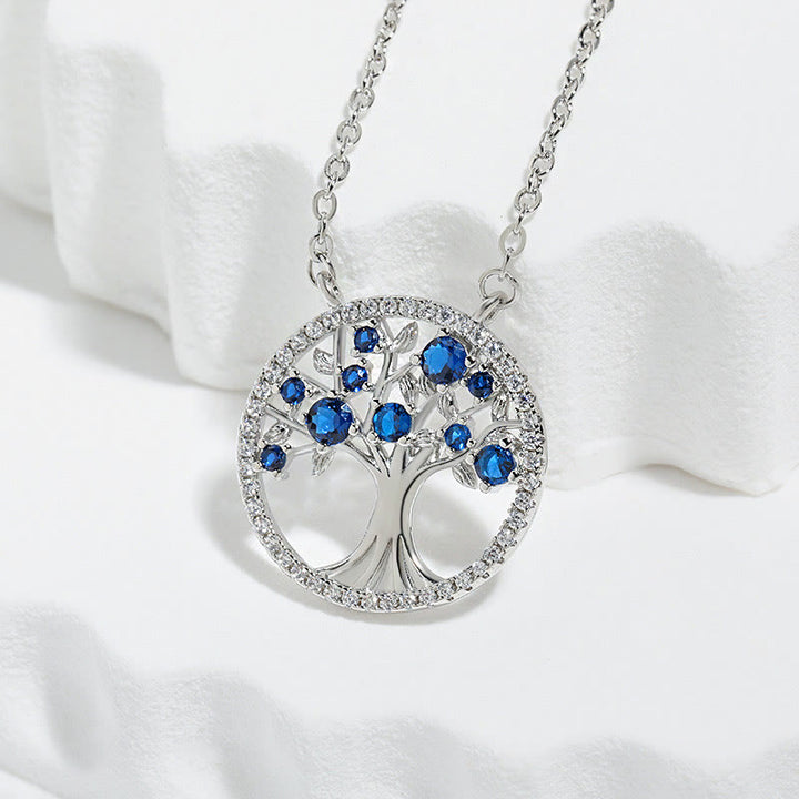 Olivenorma "Endless Growth" - Collier Arbre de Vie en Zircon