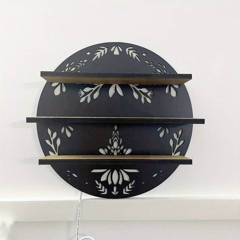 Olivenorma 1pc Boho Étagère murale en cristal 