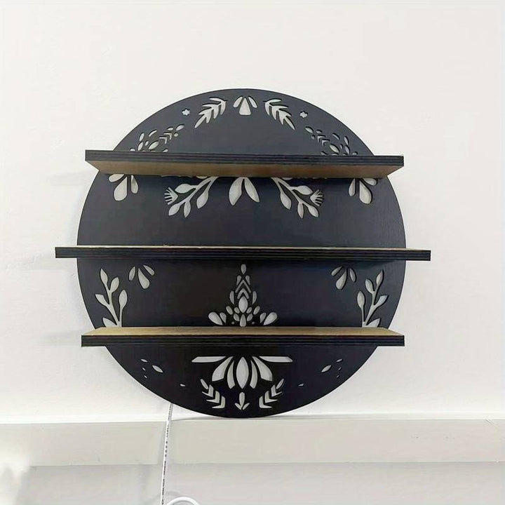 Olivenorma 1pc Boho Étagère murale en cristal 