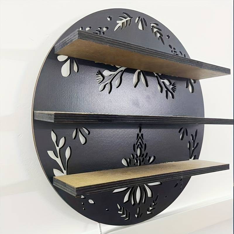 Olivenorma 1pc Boho Étagère murale en cristal 