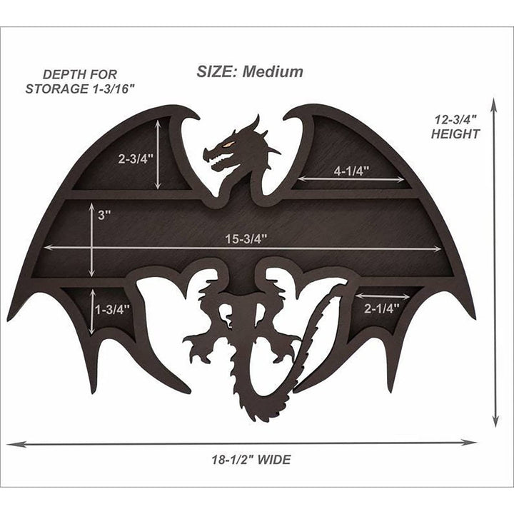 Étagère en cristal Dragon volant Olivenorma