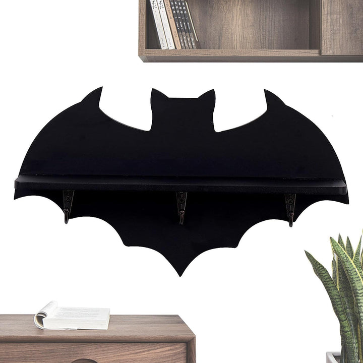 Etagère flottante en cristal et bois pour chauve-souris Olivenorma