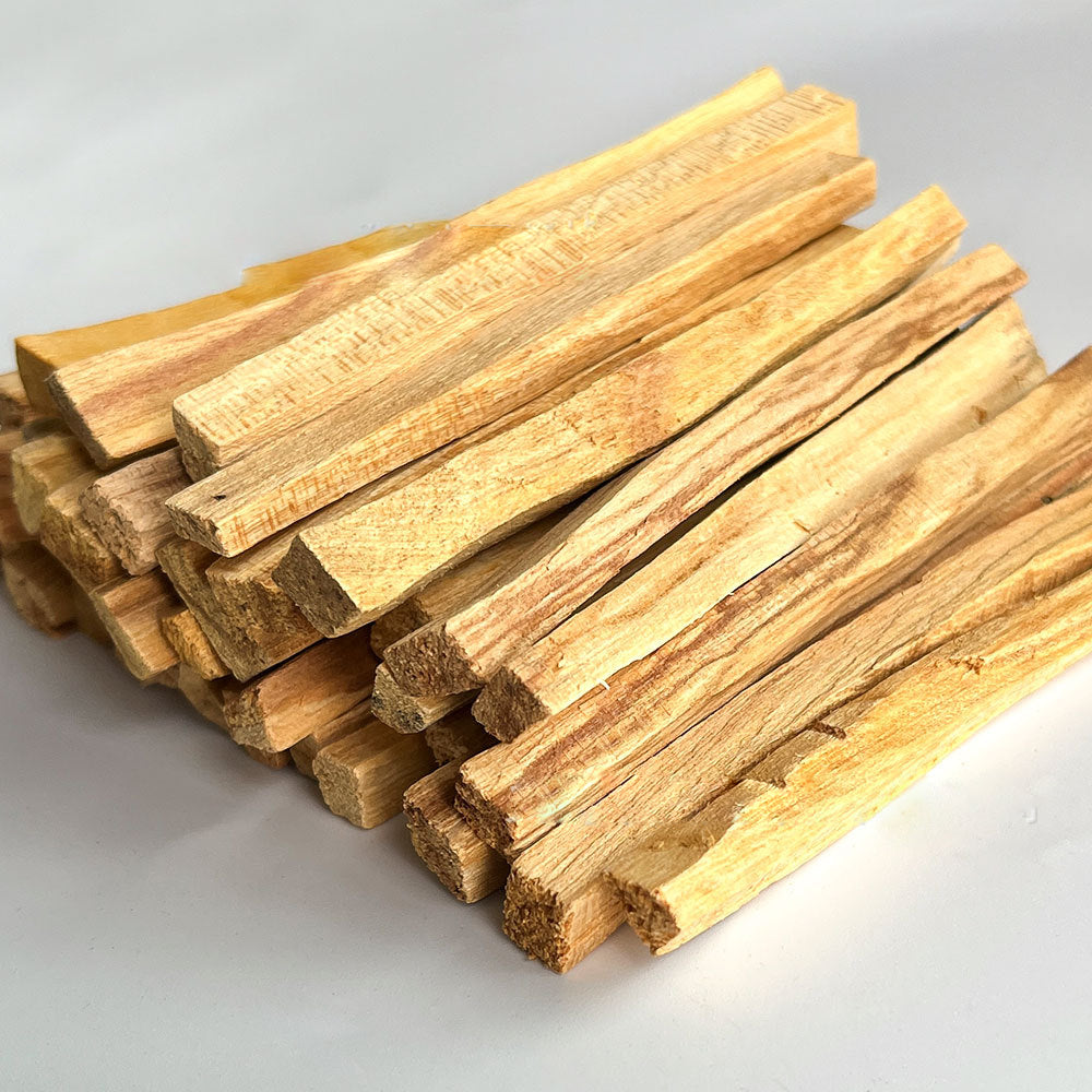 Bâton sacré de méditation purifiante en cristal d'aromathérapie Palo Santo Olivenorma
