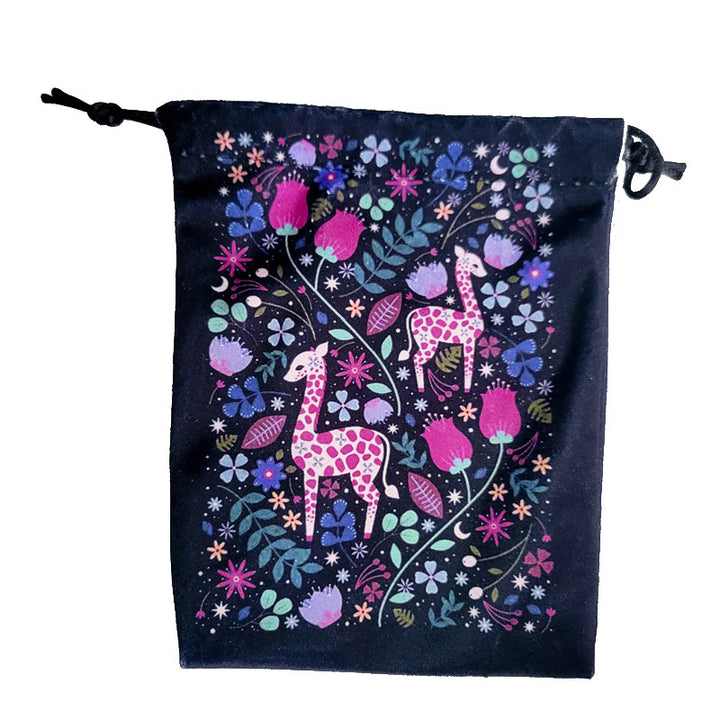 Sac de rangement en velours avec cristaux Arbre de vie Olivenorma