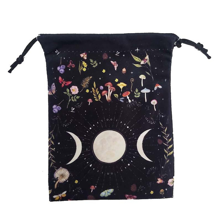 Sac de rangement en velours avec cristaux Arbre de vie Olivenorma
