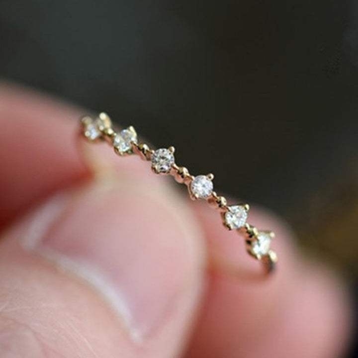 Bague Olivenorma en argent sterling S925 avec zirconium