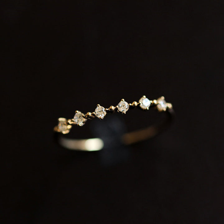 Bague Olivenorma en argent sterling S925 avec zirconium