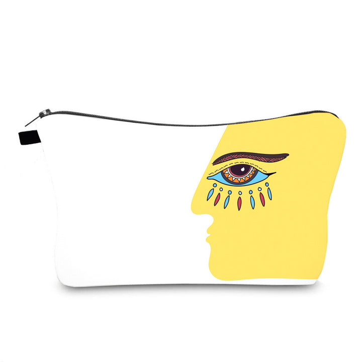 Trousse de maquillage Olivenorma avec symbole Hamsa et mauvais œil