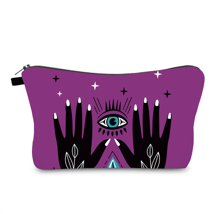 Trousse de maquillage Olivenorma avec symbole Hamsa et mauvais œil