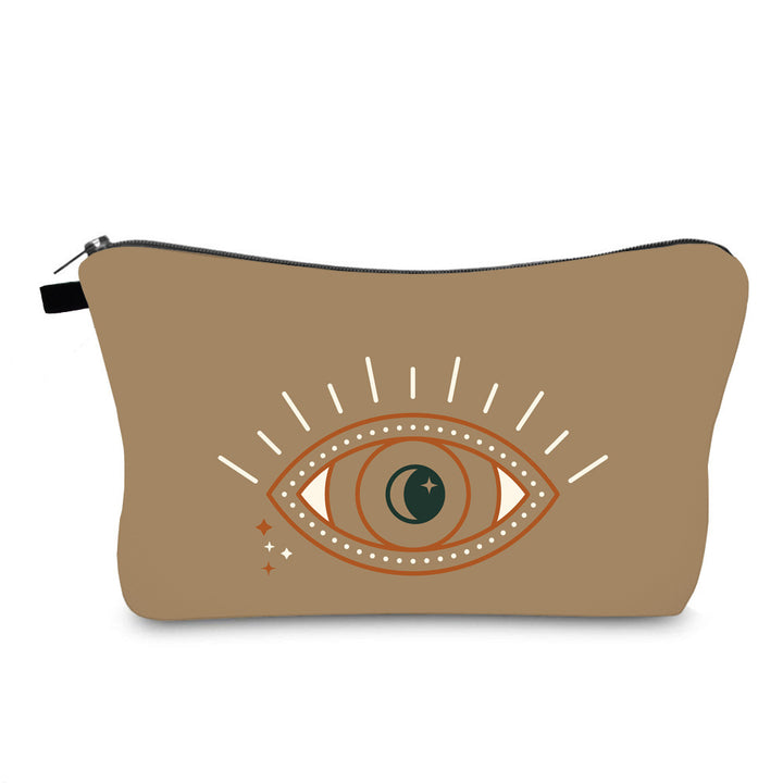 Trousse de maquillage Olivenorma avec symbole Hamsa et mauvais œil