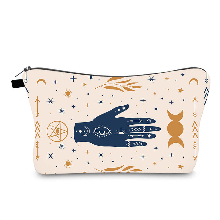 Trousse de maquillage Olivenorma avec symbole Hamsa et mauvais œil