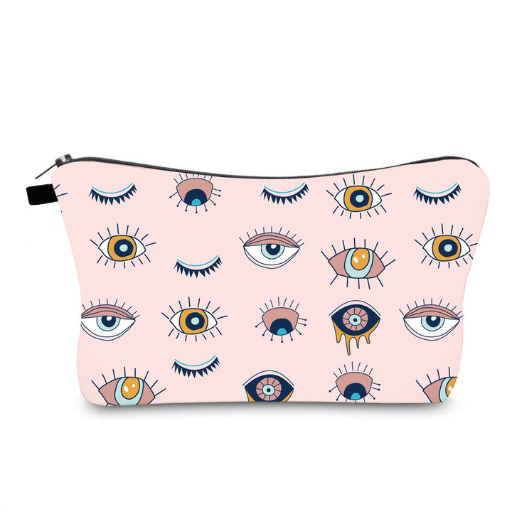 Trousse de maquillage Olivenorma avec symbole Hamsa et mauvais œil
