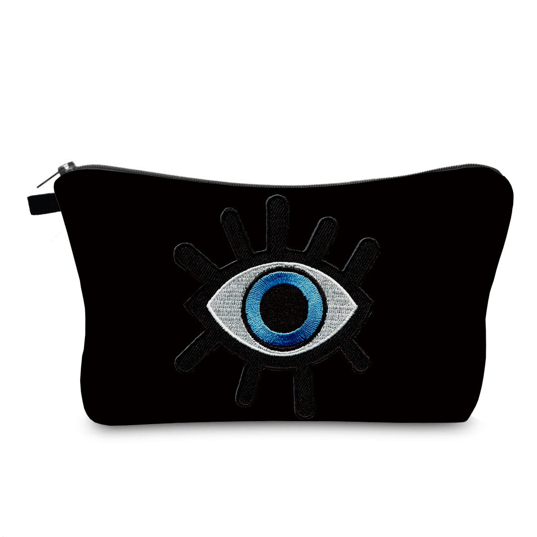 Trousse de maquillage Olivenorma avec symbole Hamsa et mauvais œil