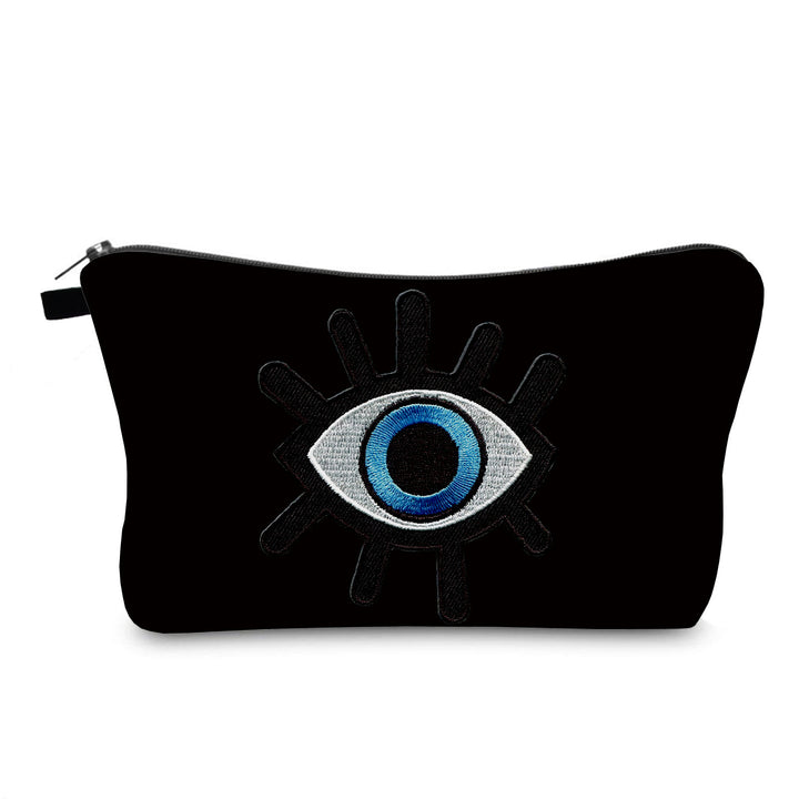 Trousse de maquillage Olivenorma avec symbole Hamsa et mauvais œil