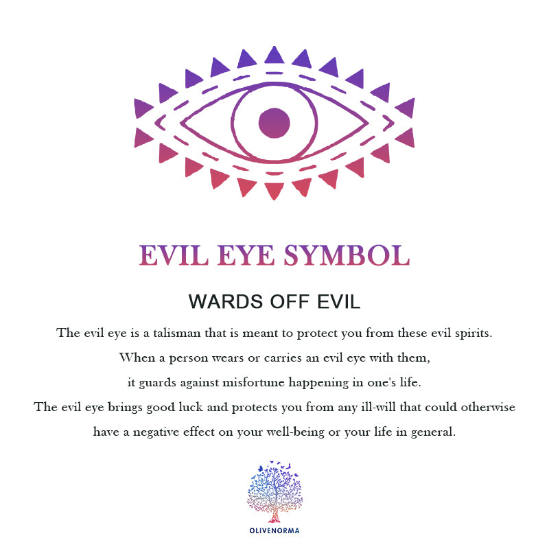 Trousse de maquillage Olivenorma Modern Witchy Boho Evil Eye